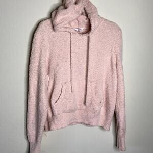 Super Soft Baby Pink Fuzzy Sweater Hoodie Candies XL